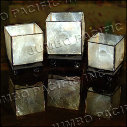 capiz candle holders
