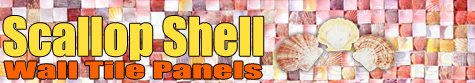 Scallop Shell tile panels