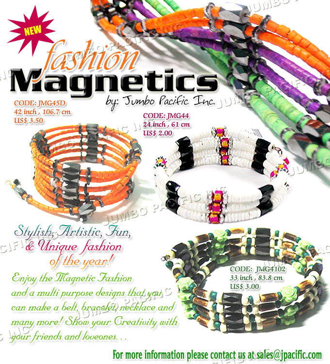 Philippine shell magnetic jewelry belts bracelets necklace collection