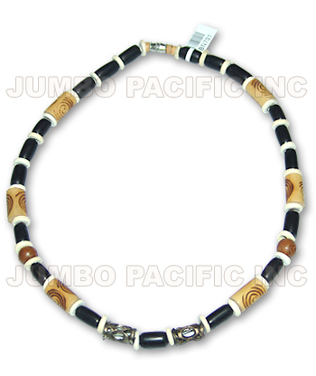 JBN731 Bamboo burnt tube natural jewelry