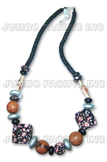 JWN844 handcrafted wood necklace in top quality